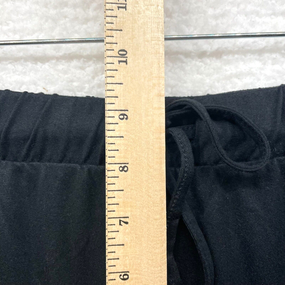 Lucky Brand Pants Womens Small Black Sweatpants Mid Rise Drawstring Pockets - Picture 8 of 10
